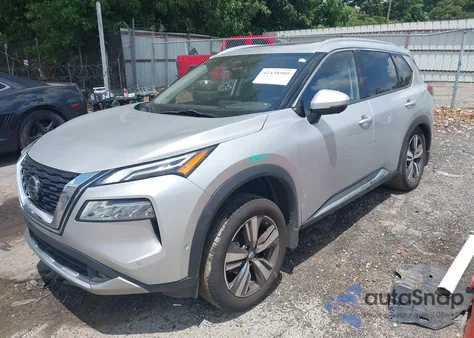 2021 Nissan Rogue Platinum Fwd from USA, damaged, VIN JN8AT3DCXMW101300